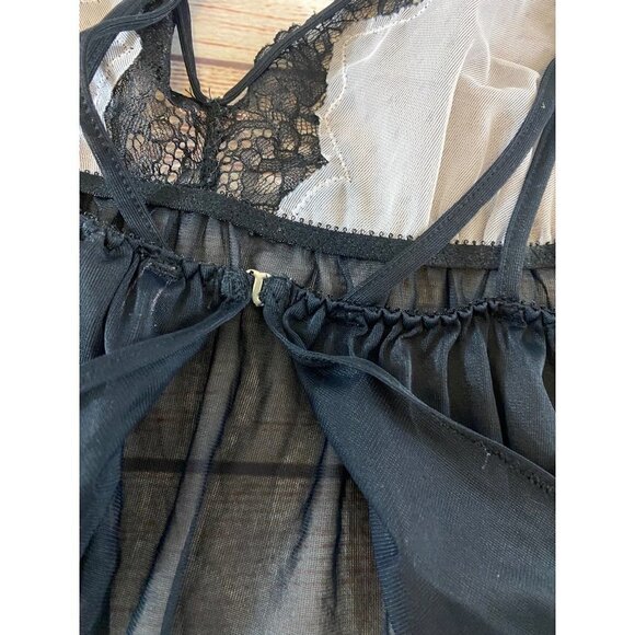 Victoria Secret Women's Black Mesh Sheer Cami - Large - Picture 12 of 13